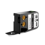 Dymo XTL 1868798 cinta vinilo blanco sobre negro 24mm | DYM1868798