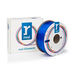REAL 3D Filamento PETG 2,85 mm Azul Transparente (1 kg) | 3DREALPETG285-2004
