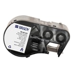 Brady M4-90-422 etiquetas de poliéster negro sobre blanco 19,05 mm x 38,1 mm | BRAM4-90-422