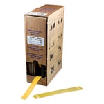 Brady BM-10X75-7598-YL etiquetas de poliéster amarillas 10 mm x 75 mm | BRABM-10X75-7598-YL