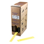 Brady BM-10x60-7643-YL etiquetas de poliuretano amarillas 10 mm x 60 mm | BRABM-10X60-7643-YL