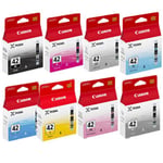 Canon CLI-42 multipack 8 colores (BK/C/M/Y/PC/PM/GY/LGY) | CANB-CLI42