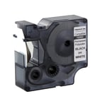 Q-Nomic 16960 (S0718070) cinta negro sobre blanco 19mm | QNS0718070