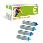 Q-nomic 45536556/5/4/3 toner negro + 3 colores | QNB-4553655serie