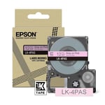 Epson LK-4PAS cinta gris sobre rosa 12mm | EPSC53S672103