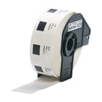 Q-Nomic DK-11218 Etiqueta Precortada | Papel térmico | Circular | 24x24mm | QNDK-11218