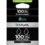 Lexmark 100XL Lexmark 14N0848 Pack negro | LEX14N0848