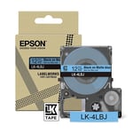 Epson LK-4LBJ cinta mate negro sobre azul 12mm | EPSC53S672080