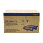 Brother TN-3380 toner negro XL paquete doble | BROTN3380TWIN