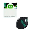 Q-Nomic 91204 (S0721640) cinta plástica negro sobre verde 12mm | QN91204