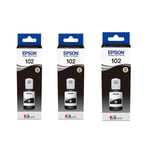 Epson 102 negro Pack (3 botellas) | EPSB-102BK