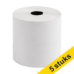 Exacompta Rollo de papel térmico 80 × 80 × 12 mm blanco | 5 unidades | EXA44839E