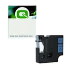 Q-Nomic 45016 (S0720560) cinta plástica negro sobre azul 12mm | QN45016
