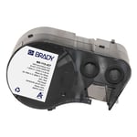Brady M5-115-427 etiquetas de vinilo laminado negro sobre blanco/transparente 31,75 mm x 38,1 mm x 12,7 mm | BRAM5-115-427