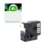 Q-Nomic 53720 (S0721000) cinta poliéster blanco sobre transparente 24mm | QNS0721000