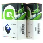 Q-Nomic 2 pack (C9503A) tinta cartuchos tri-color | QNB-C9503A