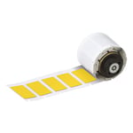 Brady M6-04-7593-YL etiquetas de poliéster amarillas 27 mm x 18 mm | BRAM6-04-7593-YL