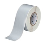 Brady THT-21-434 etiqueta poliéster metalizado 76,20 mm x 91,44 m | BRATHT-21-434