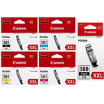 Canon PGI-580XXL / CLI-581XXL pack cartuchos de tinta 5 colores XXL | CANB-PGI580XXLCLI581XXL