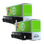 Q-Nomic Pack 304A (CC530A) 2 toners negros | QNB-CC530AD