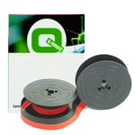 Q-Nomic GR4/8 cinta entintada negra y roja | QNGR4-8BR