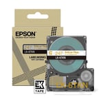 Epson LK-6TKN cinta dorada sobre metalizado transparente 24mm | EPSC53S672098