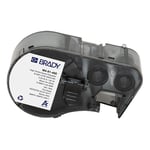 Brady M4-81-488 etiquetas de poliéster negro sobre blanco 6,35 mm x 48,26 mm | BRAM4-81-488