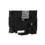 Q-Nomic TZe-FX231 cinta flexible 12mm texto negro sobre blanco (8M) | QNTZe-FX231
