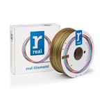 REAL 3D Filamento PLA 2,85 mm Oro (1 kg) | 3DREALPLA285-2026