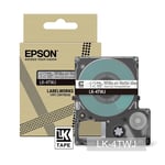 Epson LK-4TWJ cinta mate blanca sobre transparente 12mm | EPSC53S672068