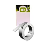 Q-Nomic 35800 (S0720180) Rhino cinta adhesiva plateada de aluminio 12mm | QNS0720180