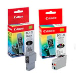 Canon Pack cartuchos BCI-21 (negro) + BCI-21 (tri-color) | CANB-BCI21B21C