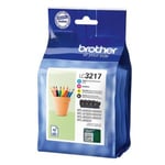 Brother LC-3217 Multipack cartucho de tinta negro + 3 colores | BROB-LC3217VAL