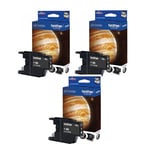 Brother LC-1240BK cartucho de tinta negro (Pack 3 Unidades) | BRB-LC1240BK
