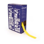 Brady BM-10x60-348-YL etiquetas de poliolefina amarillas 10 mm x 60 mm | BRABM-10X60-348-YL
