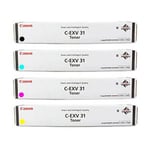 Canon EXV31 Pack toners 4 colores | CANB-EXV31series
