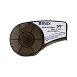Brady M21-375-595-PL cinta de vinilo blanco sobre morado 9,53 mm x 6,40 m | BRAM21-375-595-PL