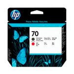 abezal de impresión (HP C9409A) negro mate / rojo | HPC9409A