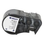 Brady M4C-250-414 etiquetas de poliéster negro sobre blanco  6,35 mm x 3,66 m | BRAM4C-250-414