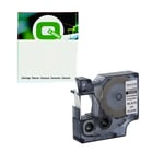 Q-Nomic 622289 IND RHINO poliéster negro sobre transpartente 12mm | QN622289