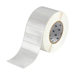 Brady THT-18-533-3 etiqueta removible poliéster blanco brillante 76,20 x 25,40 mm | BRATHT-18-533-3
