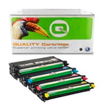Q-Nomic 3130cn Pack: H516C, H513C, H514C, H515C negro + 3 colores | QN3130cn