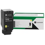 Lexmark 81C2XY0 toner amarillo XXL | LEX81C2XY0