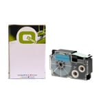 Q-Nomic XR-18BU cinta negra sobre azul de 18 mm | QNXR18BU
