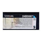 Lexmark 24B5587 toner cian | LEX24B5587