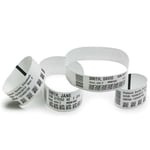 Zebra Z-Band UltraSoft (10015358K) pulseras 25 x 152 mm (1800 undiades) | ZEB10015358K