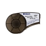 Brady M21-500-499 cinta de tela de nylon negro sobre blanco 12,7mm x 4,88M | BRAM21-500-499
