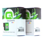 Q-Nomic 344 pack 2 (C9505E) tinta cartuchos tri-color | QNB-C9505E
