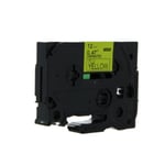 Q-Nomic TZe-C31 cinta 12mm texto negro sobre amarillo fluorescente (5M) | QNTZe-C31