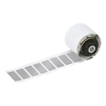 Brady M6-02-7593-SL etiquetas de poliéster plateadas 27 mm x 12,45 mm | BRAM6-02-7593-SL